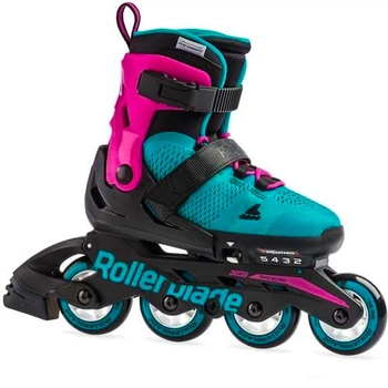Ролики детские Rollerblade Microblade G pink-emerald-green 2023