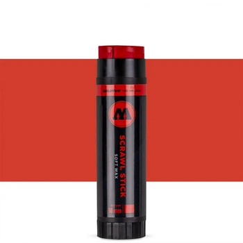 Маркер восковой Molotow Scrawl Stick Red (Красный) 30мм