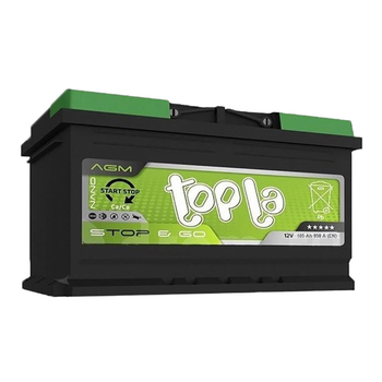 Аккумулятор Topla AGM 105 Ah/12V [- +]