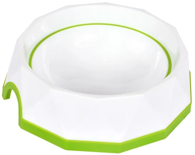 Миска для собак AnimAll 0259 Діамант PS8007 500 мл Зелена/біла (6914068020259)