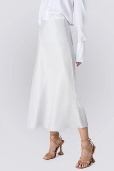 Юбка шелковая ES.design ss2013.1 размер L белая