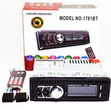 Автомагнитола 1DIN MP3 1781BT FM+2xUSB+SD+AUX+Bluetooth | Магнитола в машину
