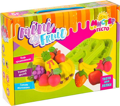 Набор для лепки Strateg Мистер тесто - Mini Fruit (4820175999604)