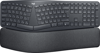 Клавиатура беспроводная Logitech ERGO K860 Bluetooth/Wireless Black (920-010110)