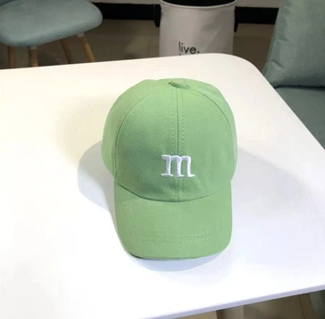 Дитяча кепка Бейсболка M&m's (Эмемдемс) з гнутим козирком Зелена, Унісекс