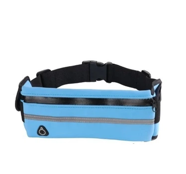 Сумка для бега на пояс RunningBag влагостойкая Голубая (WO050305 )