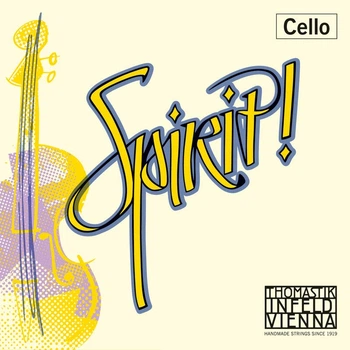 Струна Thomastik-Infeld SP42 Spirit Steel Core Chromium Wound 4/4 D Medium Tension