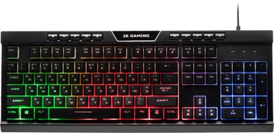Клавиатура проводная 2E Gaming KG300 LED USB Black (2E-KG300UB)