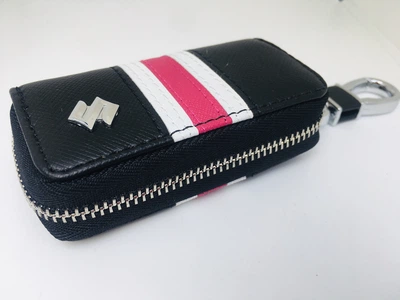 Ключница для авто KeyHolder Prestige Car SUZUKI Черно-белая с красным