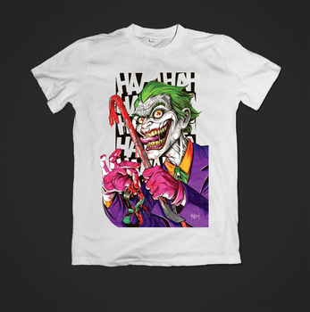 Футболка YOUstyle Joker 0359 XXL White