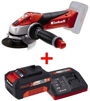 Угловая шлифмашина Einhell TE-AG 18 Li Solo + 18V 3,0 Ач Starter-Kit ( 4431110_1)
