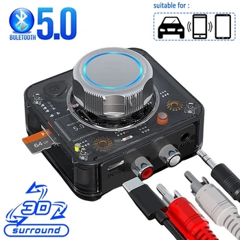 Bluetooth USB-AUX ресивер VIKEFON c регулировкой звука и слотом для MicroSD Черный (101352)