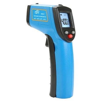 Пирометр инфракрасный BENETECH -50-400°C с ЖК экраном синий (622751)