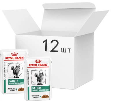 Лікувальний вологий корм для кішок Satiety Weight Management Royal Canin 85 г