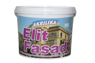 Водоэмульсионная краска для фасада ElitFasad Akrilika 7 кг
