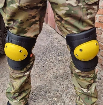 Наколенники тактические защитные противоударные REIS армейские желтые