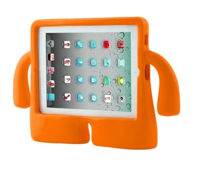 Чохол IGUY протиударний, дитячий, чоловічок з ручками для Apple iPad 2 3 4 (Retina) Orange