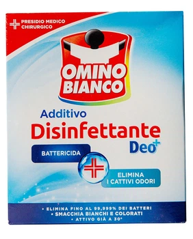 Дезинфицирующая добавка Omino Bianco Additivo Disinfettante Deo+ 450 г