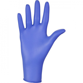 Перчатки нитриловые XL синие Mercator Nitrylex Basic неопудренные 100 шт