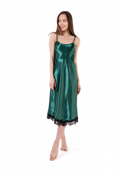 Ночная Сорочка женская Angelo dolce l-13-1 100-104 XL-2XL Изумруд