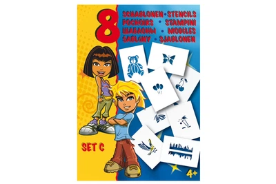 Трафареты MALINOS микс 8 шт (набор C) (MA-300997)