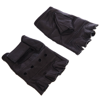 Тактичні рукавички шкіряні без пальців MATSA SPORT WorkOut BC-0004 S