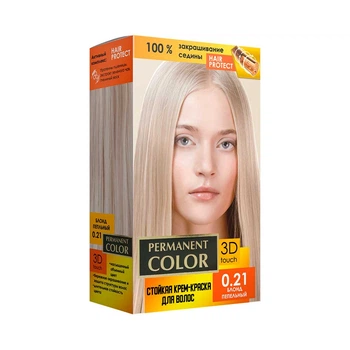 Крем-краска Аромат Permanent Color тон блонд пепельный №0.21 ( 4820147055291 )