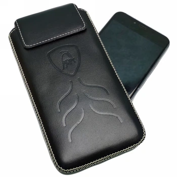 Чохол універсальний з витяжкою Grand Lamborghini 5.5" (8.5х16.5 см) Black (08680)