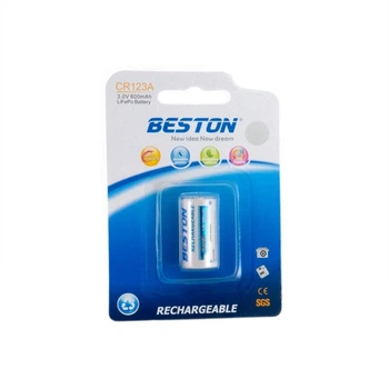 Аккумулятор Beston CR123A 600mAh Lithium Beston