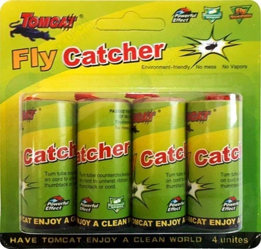 Липкая Лента от Мух Упаковка 4 шт Средство Fly Catcher