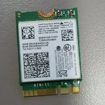 Wi-Fi INTEL Dual Band Wireless-N 7260NGW AN 04X6008 20200553 Bluetooth 4.0 (Б/У)