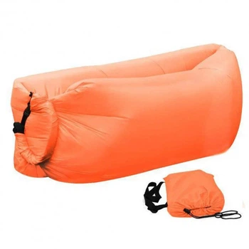 Нейлоновый надувной гамак до 200 кг Lamzac SUPER 200 х 90 х 70 см Оранжевый (00150-03)