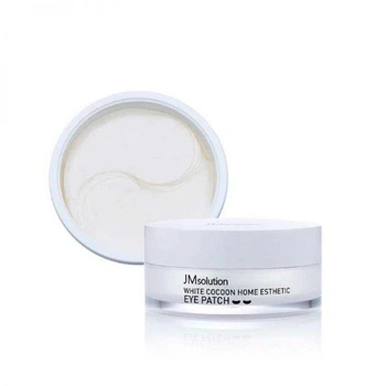 Гидрогелевые патчи с протеинами шелкопряда и жемчугом JMsolution Silky Cocoon Home Esthetic Eye Patch 60 шт.