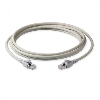 Патч-корд Corning 2м, S/FTP, cat.6A, RJ45, медь, серый, LSZH, CCAAGB-G1002-A020-C0