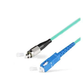 Оптичний патчкорд FiberWell SC/UPC-FC/UPC, MM(OM3), 1м, Simplex UPC-1SCFC(MM)S(AD)