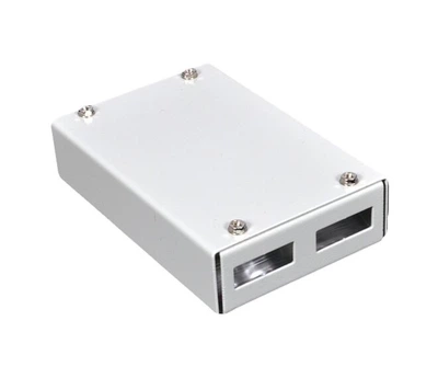 Мини-бокс Orient для 2 SC-Duplex адаптера, серый UA-FOBS2SCD-G