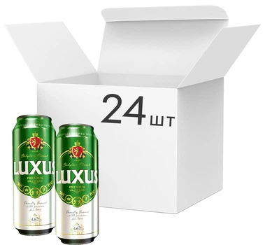 Luxus Premium світле фільтроване 0,5 л × 24