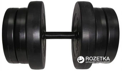 Гантель наборная Newt Rock Pro композитная в пластиковой оболочке 20.5 кг (NE-PL-G-020)