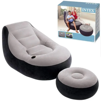 Надувное кресло с пуфом Intex Ultra Lounge (D-2019091053)