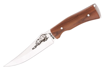 Мисливський ніж у чохлі з дерев'яною ручкою GP NO1522 26см
