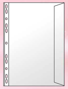 Файлы-конверт Panta Plast А4 (11 отверстий PVC) 0312-0003-00