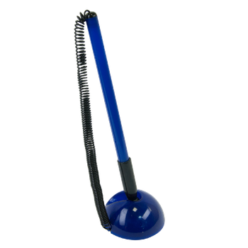 Ручка кулькова на підставці Buromax BLUE DeskPen синя (BM.8141-01)