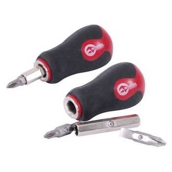 Отвертка двухсторонняя SL, PH Отвертка Intertool 4 в 1 VT-1010
