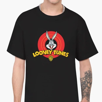 Футболка чоловіча Луні Тюнз Багз Банні (Looney Tunes Bugs Bunny) (9223-2873-1) S Чорна
