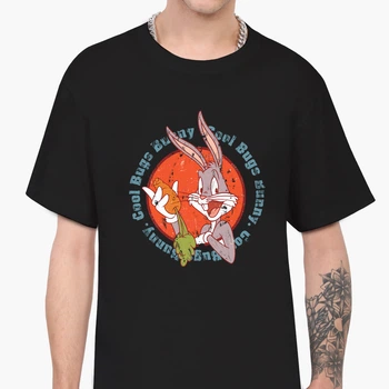 Футболка чоловіча Луні Тюнз Багз Банні (Looney Tunes Bugs Bunny) (9223-2886-1) S Чорна