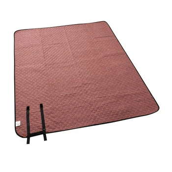 Покривало/Килимок для Кемпінгу QUECHUA 140 x 170 см Водовідштовхувальні Comfort Коричневий