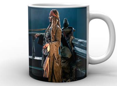 Кухоль GeekLand білий Pirates of the Caribbean Пірати Карибського моря джек і генрі PC.02.028 ( 24837 )