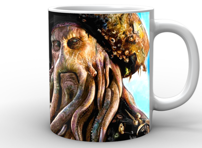 Кухоль GeekLand білий Pirates of the Caribbean Пірати Карибського моря дейві джонс PC.02.020 ( 12493 )