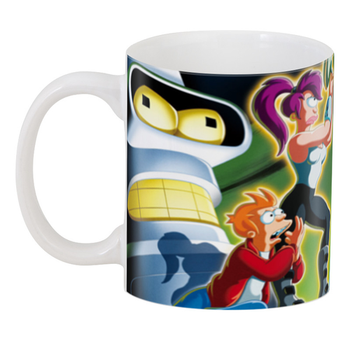 Кухоль Geek Land Футурама Futurama 02.05 боротьба світів.936