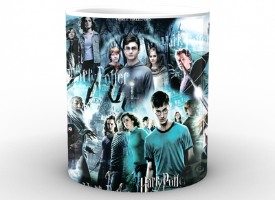 Чашка с принтом Harry Potter Гарри Поттер история магии HP.02.020 белая Кружка керамическая 0,33